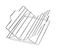 Rejilla para de, parrilla de asado para pollo | Soporte de carne plegable - Soporte de asador de acero inoxidable, Gadgets de cocina para soporte de para hornear asado al g