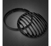 Rejilla para faro de motocicleta Rejilla De Faro Delantero De 5,75" Para Motocicleta Para Sportster XL 1200 883, Iron 48 72 Y Roadster 2004-22 Cubierta De Faro Con Máscara De Aluminio