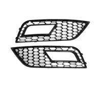 Rejilla Para Faros Antiniebla Delanteros Estilo RS4 Con Diseño De Panal De Abeja 1 Par Para A4 B8.5 2013-2016 Repuestos para automóviles(Glossy Black)