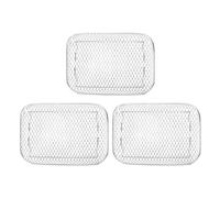 Rejilla para freidora de 3 capas Rejillas para asar apilables de acero inoxidable para hornear, enfriar y deshidratar alimentos Accesorios de cocina Multifuncional Apto para