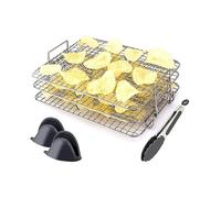 Rejilla para freidora de aire AD-Air Fryer para Ninja Foodi Grill XL, rejilla deshidratadora multicapa,