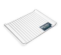 Rejilla para horno 44,5 cm x 34 cm, compatible con Whirlpool 481245819334 GRD001 Bauknecht Ignis Indesit Ikea para horno, color plateado cromado