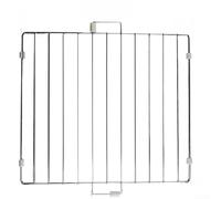 Rejilla para microondas, bandeja para hornear de acero inoxidable, accesorio de horno resistente a altas temperaturas para asar y recalentar alimentos (parrilla)