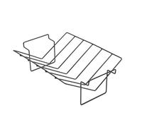 Rejilla Para Para, Rejilla Gruesa Para Resistente A Altas Temperaturas, Rejilla Para De Metal En Forma De V, Rejilla Para Costillas Grande Con Asas Rejilla Para Asador Para Cerdo