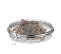 Rejilla para secar hierbas, red para secar alimentos - Malla de secado colgante para plato de pescado y verduras redonda prueba de moscas de acero inoxidable,Rejilla de secado de hierbas para camaro