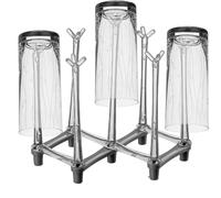 Rejilla Para Secar Tazas Para Mostrador | Rejilla Para Secar Tazas En La Encimera, Estante Ajustable Reutilizable Para Ahorrar Espacio Con Fondo Antideslizante Para Botellas De Agua Aisladas Para Bote