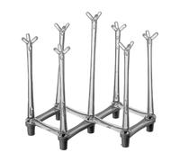 Rejilla para Secar Tazas - Soporte Antideslizante Ajustable De PP Organizador De Encimera Que Ahorra Espacio, Soporte para Escurridor De Vasos para Beber | Rejillas para secar tazas para almacenamient