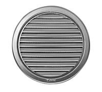 rejilla para sistema de ventilación 125mm de diámetro (12,7 cm, circular, de acero inoxidable)