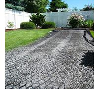 Rejilla para terraza y entrada de 5 cm de altura, para exteriores, para caminos, accesos, carreteras, cobertizo, base, 2 x 6,5 m, refuerzo de suelo