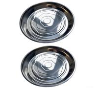 Rejilla para vapor para acero Inoxidable 2Pcs No Perforada Wok(32 cm) | sin perforaciones, retiene nutrientes, cocción al para vapor uniforme, para ideal mariscos