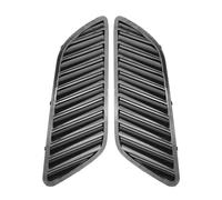 Rejilla Parachoques Central Delantero Cubierta Entrada Aire Para E90 E91 E92 E93 F30 F80 E46 M3 Color Negro Brillante Rejillas Ventilación Capó Motor(Black-V Style)