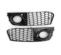 Rejilla Parachoques Central Delantero Par Rejillas Ventilación Abiertas Para Faros Antiniebla Malla Panal Para A4 B8 2009 2010 2011 2012