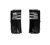 Rejilla Parachoques Central Delantero Para Land Para Rover Para Range Para Vogue L322 2010-2012 Rejilla Ventilación Lateral Decoración Parrilla Parachoques Delantero(Black silver)