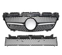 Rejilla Parachoques Central Delantero Rejilla Entrada Delantera Deportiva Para Mercedes R172 Para Benz SLK 2011-2015 Malla Para Capó Carreras Para Diamond GT St(Black2)