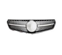 Rejilla Parachoques Central Delantero Rejilla Parachoques Delantera Deportiva Para Mercedes Para Benz W207 C207 A207 E Coupé 2009-2016 Ventilación Radiador(09-12 DiamondSilver)