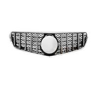 Rejilla Parachoques Central Delantero Rejilla Parachoques Delantera Deportiva Para Mercedes Para Benz W207 C207 A207 E Coupé 2009-2016 Ventilación Radiador(2009-2012 GTSilvery)