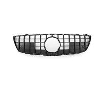 Rejilla Parachoques Central Delantero Rejilla Parachoques Delantero Deportiva Negra/plateada Para Mercedes Para Benz R231 SL Clase SL400 SL500 GT Style Entrada Malla(Negro)