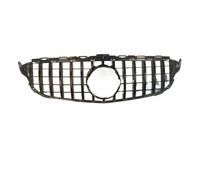 Rejilla Parachoques Delantera Mejorada para C W205 C205 S205 2015-2021 C180 C200 C250 C260 C300 Rejillas Delanteras(GT Black)