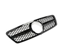 Rejilla Parachoques Delantera Para Mercedes Para Benz Clase C W203 2001 2002 2003 2004 2005 2006 2007 C200 C240 C280 Rejillas Radiador Delanteras(Glossy Black)