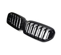 Rejilla Parachoques Delantera Parrilla delantera tipo riñón en negro brillante para G30 G31 Serie 5 2021-2023, ABS, de doble línea y 2 listones