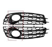 Rejilla Parachoques Delantero 2X Cubierta Luz Antiniebla Delantera Coche Rejilla Luz Antiniebla para A3 8P S-Line para 2009 2010 2011 2012 A3 8P Rejillas Delanteras(1)