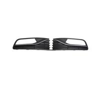 Rejilla Parachoques Delantero Compatible Con Para Polo Hatchback 2014 2015 2016 2017 2018 Parachoques Delantero Automático Antiniebla Parrilla Cromada Rejilla Entrada Aire Radiador(A pair)