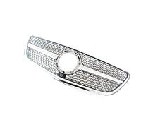 Rejilla Parachoques Palanquilla Delantera Para Carreras Coche Parrilla Superior Para Mercedes Benz W447 Metris/Vito 2020 2021+ Parrilla De Parachoques Delantero(Plata)