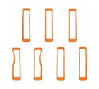 Rejilla Parachoques Para Jeep Para Wrangler JL Parrilla Radiador | Para Gladiator JT 2018-2023 Cubierta Decorativa Malla Rejilla Delantera Exterior Coche(Naranja)
