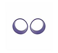 Rejilla Parachoques Para Jeep Para Wrangler JL Parrilla Radiador | Para Gladiator JT 2024-2026 Lámpara Faro Delantero Exterior Coche Cubierta Decorativa Rejilla Carreras(Lamp purple)