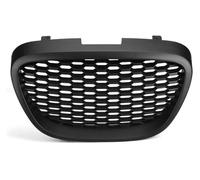 rejilla parachoques Para Seat Para León MK2 1P Para Altea Para Toledo Mk3 2004-2009 Rejilla Delantera Malla Tipo Panal Sin Emblema(Matte Black)