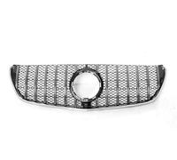 Rejilla parachoques Parrilla delantera para Mercedes para Benz W447 V clase 2016-2021 estilo para GT-R capó parachoques superior malla orificio cámara Rejilla parachoques delantero(Plata)
