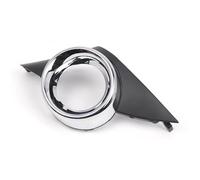 rejilla parachoques Rejillas Frontales de Radiador Cubierta Luz Antiniebla Delantera Coche Marco Luces Cromadas Parrilla Para Automóviles Para Peugeot 207 Sport 2006-2009 7452HW(Izquierda)