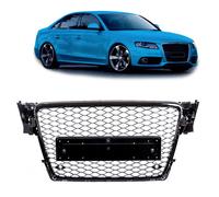 Rejilla Paragolpes Deportiva Waben Sport Grill Negro Brillante Audi A4 B8 08-12