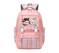 Rejilla Patrón De Dibujos Animados Addams Mochila Película Unisex, Animación Drama Comedia Impresión Bolsas Viajes Al Aire Libre Ordenador Bolsa De Dibujos Animados Escuela (C,One Size)