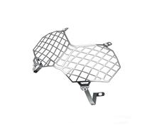 Rejilla Protección Faros para Loncin para Rally 300 para Voge para Rally300 Cubierta Protectora Faro Delantero Motocicleta Accesorios Protectores Luz Pantalla Protector Faro Cubierta(Silver)