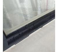 Rejilla Protectora de Goma Negra para Ventanas - 4,5 cm de Ancho, 4,5 m de Largo - Protección contra la Lluvia e impermeabilidad para el hogar y la Oficina - Duradera, fácil de Instalar, múl