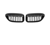 Rejilla Radiador Automóvil Rejilla Parachoques Delantero Estilo Meteorito Para Serie 5 G30 G38 2018-2019 Reequipamiento Riñón(Todo negro)