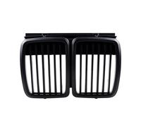rejilla radiador automóvil Rejillas De Coche Hoja Malla Parrilla Frontal Negra Mate Para E30 M40 1892 1893 1894 1895 1896 1897 1898 1899 1990 1991 1992 1993 1994