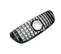 Rejilla Radiador Para Mercedes Para Benz Para X-Class 2018 2019 2020 Para GT Rejilla Delantera Parachoques Superior Capó Malla Ventilación Aire Parrilla Exterior(Plata)