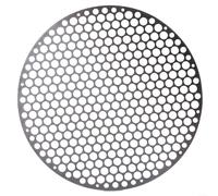 Rejilla redonda de acero inoxidable, parrilla redonda para barbacoa, rejilla de malla de alambre para utensilios de cocina de camping al aire libre, parrilla redonda para barbacoa (24 cm)