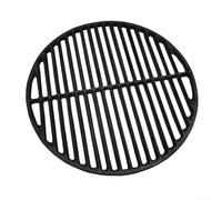 Rejilla redonda de hierro fundido para parrilla de barbacoa de repuesto para parrillas de gas de carbón, varios tamaños disponibles, negro (malla de rejilla de 45,7 cm)