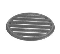 Rejilla Redonda de Hierro Fundido para Parrilla Exterior | Retención de Calor, Lista para Recambio, Uso en Chimenea y Fogata, Color Negro