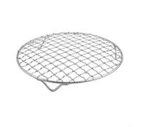 Rejilla redonda de refrigeración para hornear, rejilla de alambre de grado 201 para cocina, varios tamaños, apta para horno, sartén para asar alimentos al vapor (18 cm)