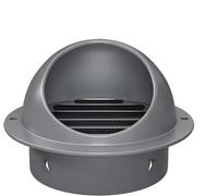 Rejilla redonda para ventilación de aire de, Tamaños múltiples multicolores de la malla exterior redonda pantalla cubierta del respiradero acero inoxidable(Grey,70 MM/2.8 IN)