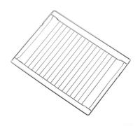 Rejilla resistente de acero inoxidable 304 para hornos integrados, estante de horno plateado de 44,8 x 33,7 cm con diseño de resistencia mejorada