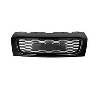 Rejilla Riñón Delantero Para Ram Para ProMaster 1500 2500 3500 Parachoques Delantero Superior Parrilla Capó Modificada, Cromada/negra Brillante/plateada Rejilla Aire Delantera(Negro brillante)