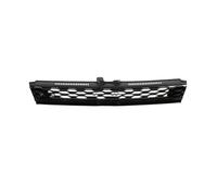 Rejilla Riñón Delantero Parrilla Delantera Malla Panal Para VW Para Golf MK7.5 Facelift 2017 2018 2019 2020 Rejilla Central Parachoques Coche Parrillas Listón Doble(Plata)