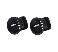 Rejilla Salida Cubierta Ventilación Aire A/C Negra/cromada Para Opel Para ADAM CORSA D MK3 Para Vauxhall 13417363 2201099 Aire Ventila Coche Ventilación(2 pcs Black 2)