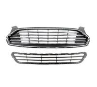 Rejilla Superior Inferior Parachoques Delantero Coche Para Ford Para Mondeo Para Fusion 2013-2016 Doble Rejilla Riñón