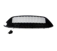 Rejilla Superior Parachoques Delantero Para Ford Para Focus ST 2015-2018 Parrillas De Carreras De Panal Central Negro Brillante Rejilla Malla Radiador Riñones Parrilla Brillante